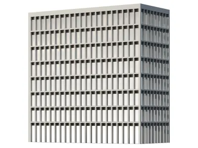 Facade part pattern 3D model