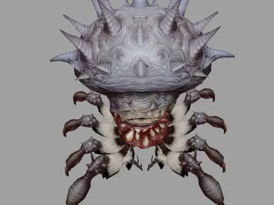 spider  monster Low-poly 3D model