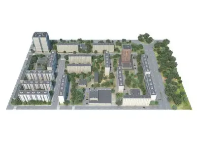 City Neighborhood 3D model