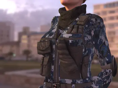 Mercenary Panther 3D model