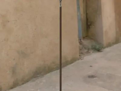 Realistic Medieval Flails Low-poly 3D model