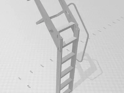 F-16C Fighting Falcon - Crew Boarding Ladder 3D print model