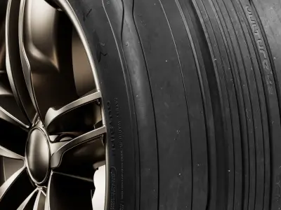 Vulture Concept Tire 3D model