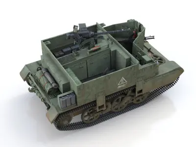 Bren Gun Carrier - BUC - Russian Army 3D model