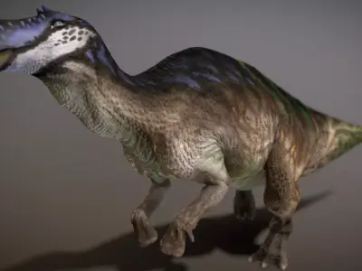 Maiasaura  The Good Mother Dinosaur Low-poly 3D model