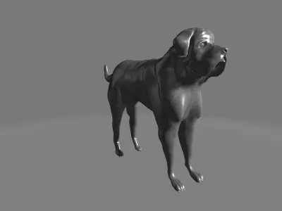 English Mastiff 3D model