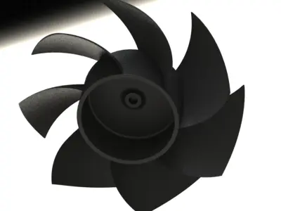 pc fan- propeller 3D model