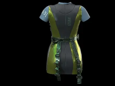 SCIFI DRESS 3D model