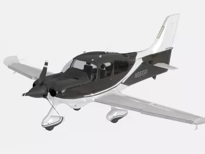 Aircraft Propeller V2 Low-poly 3D model