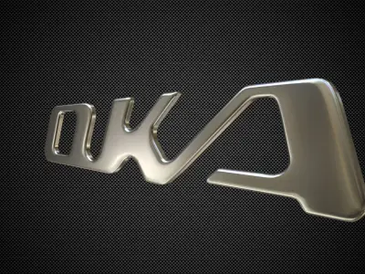 oka logo 3D model