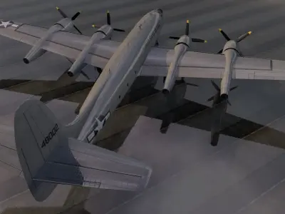 Republic XF-12 Rainbow 3D model