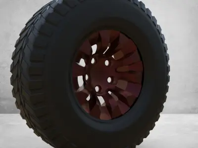 OFF ROAD TYRE Free 3D model