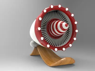 Santas New Sleigh Free 3D model