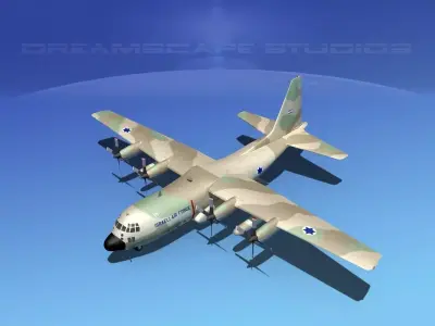 Lockheed C-130 Hercules Israeli Air Force 3D model
