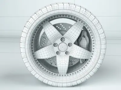 Wheel 3D model
