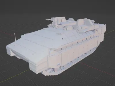 IDF Nammer APC with Trophy APS 3D model