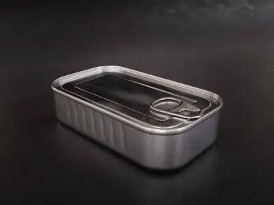 Tin Can Set 3D model