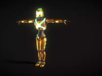 Legendary Robot - Free Low Poly 3d model Free low-poly 3D model