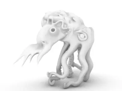 King Octopus 3D model