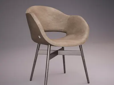 Busnelli Charme Chair Collection Free 3D model