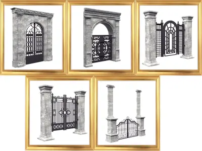 Antic Gate Collections 3D model