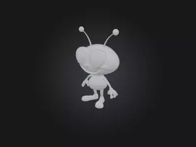 Cartoon Alien 3D model purchase