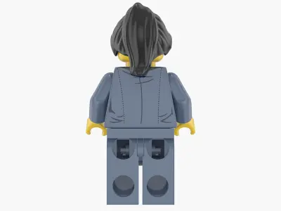 Lego Woman Doctor 3D model