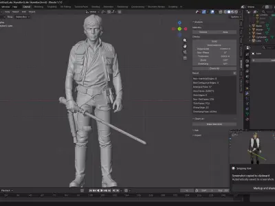 Luke Skywalker - Shadows of the Empire 3D print model