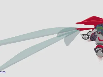 armored drone destroyer 3D model