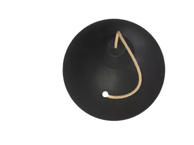 Rounded Bomb Low-poly 3D model