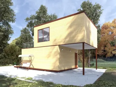 Private House 60m2 3D model