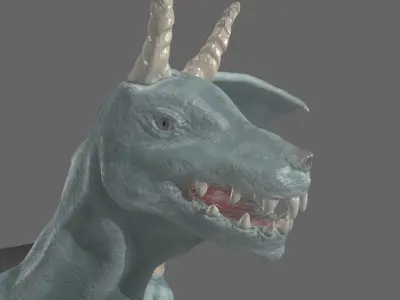 DRAGON with wings 3D model