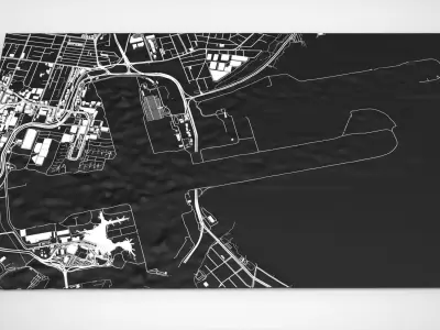 Sydney Kingsford Smith International Airport Australia 3D model