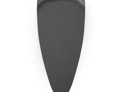 Carbon Fiber Jet Desk Low-poly 3D model