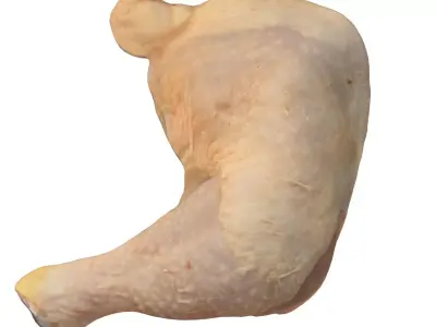 Photoscan Photogrammetry Chicken Leg Thigh Food 4k 3D model