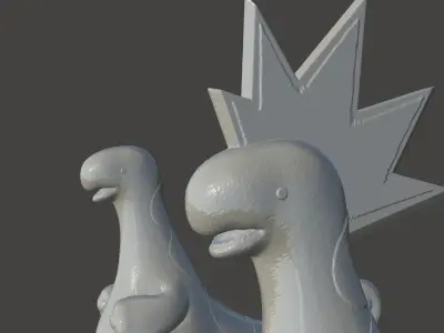 PALWORLD RELAXAURUS 2 PACK- ULTRA HIGH DETAILED STL FOR 3D PRINT 3D print model