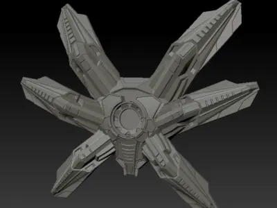 SHF Iron Man MK 85 Lightning Refocuser 3D model
