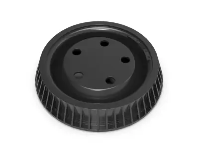 drum brake wheel 3D print model