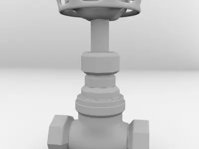 Globe Valve 3D model