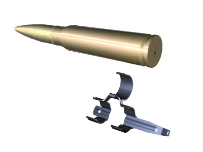 Ammunition Belt Free 3D model