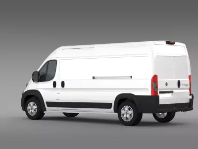 Fiat Ducato Maxi Van L3H2 2015 3D model