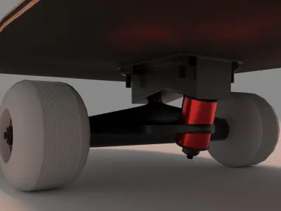 Master of Puppets Metallica Skateboard 3D model