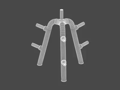 Technogym Plate Rack 3D model