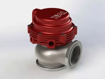 Wastegate MV-R 44 Free 3D model