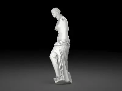 Venus de Milo Low-poly 3D model