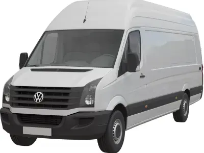 VW Crafter 2011 Panel Van L4H3 3D model