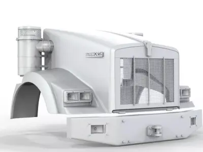 Kenworth T800 Hood 3D model