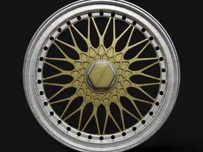 Disk BBS RS Gold 3D model