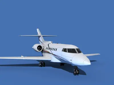 Hawker Siddley 1000 V14 3D model