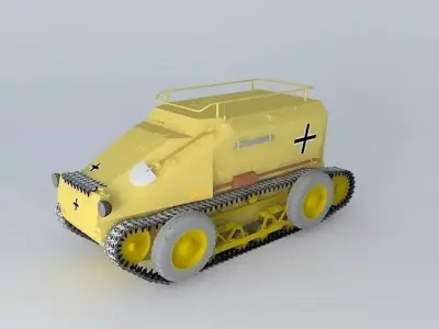 SD.KFZ.254 - Saurer RK7 3D model